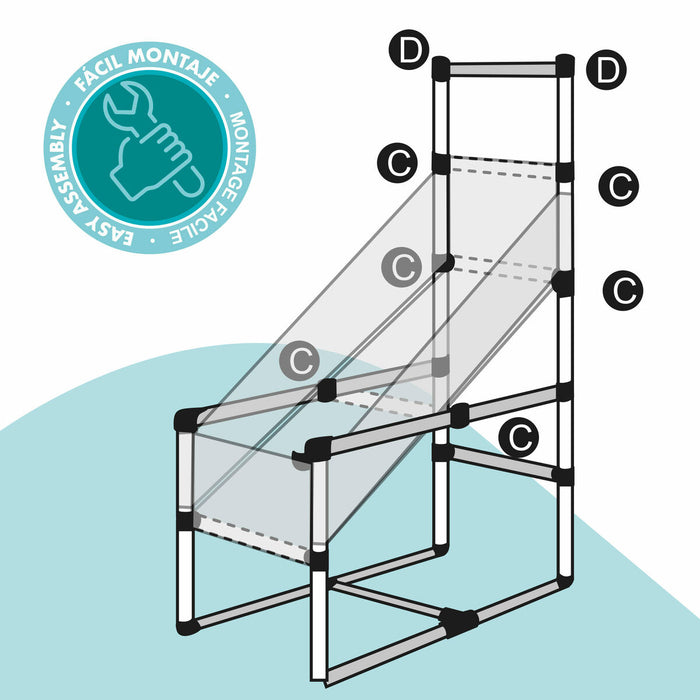 Баскетболен Кош Colorbaby 41 x 120 x 80 cm (2 броя)