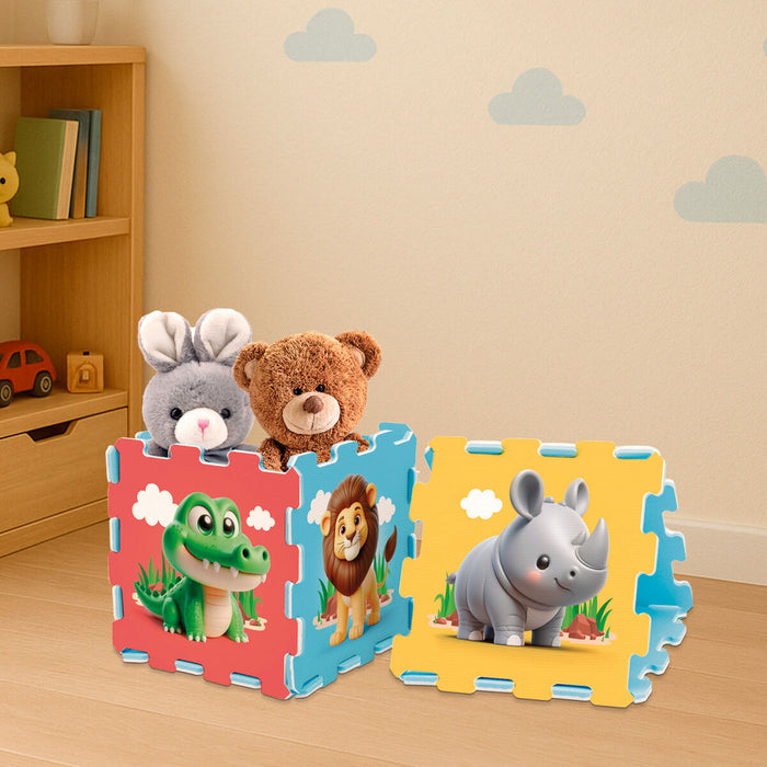 Килим Пъзел Colorbaby Пластмаса EVA 114 x 58 cm 8 Части (4 броя)
