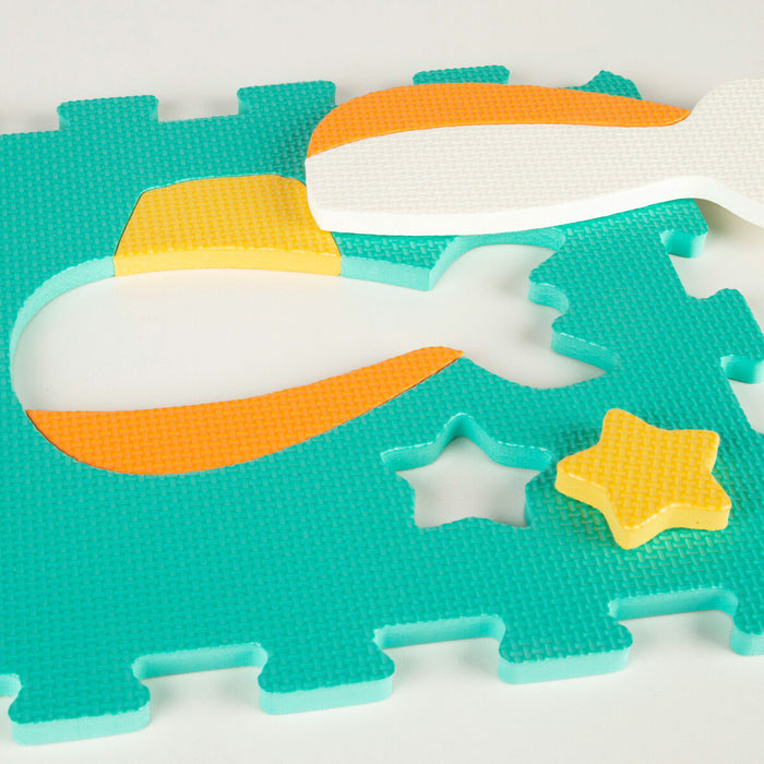 Килим Пъзел Colorbaby Многоцветен Пластмаса EVA 90 x 90 cm Превозни Средства 9 Части (4 броя)