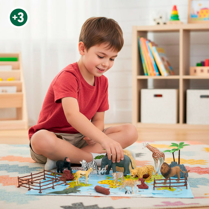 Комплект Диви Животни Colorbaby Пластмаса 15 x 10 x 8 cm (4 броя)