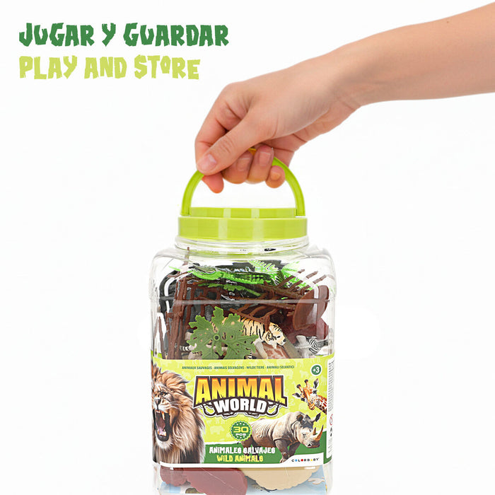 Комплект Диви Животни Colorbaby Пластмаса 15 x 10 x 8 cm (4 броя)