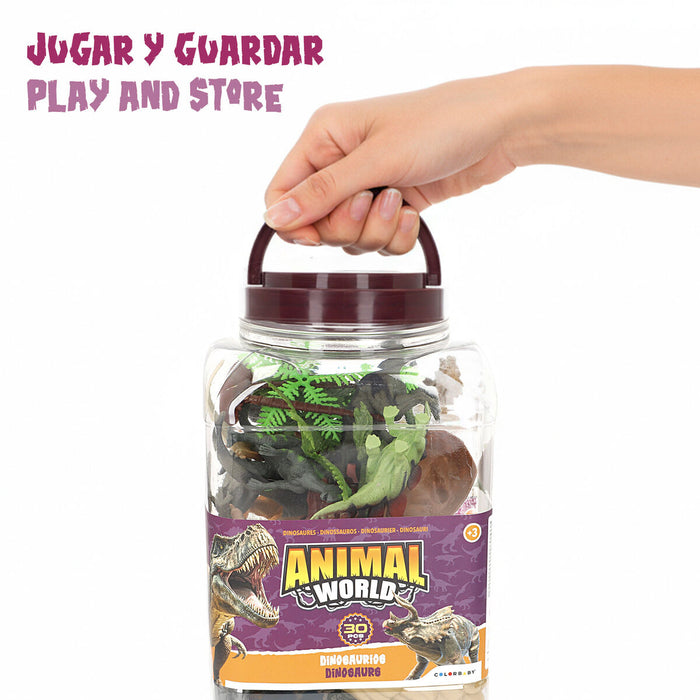 Комплект Динозавъра Colorbaby 18 x 10 x 6 cm 30 Части 4 броя