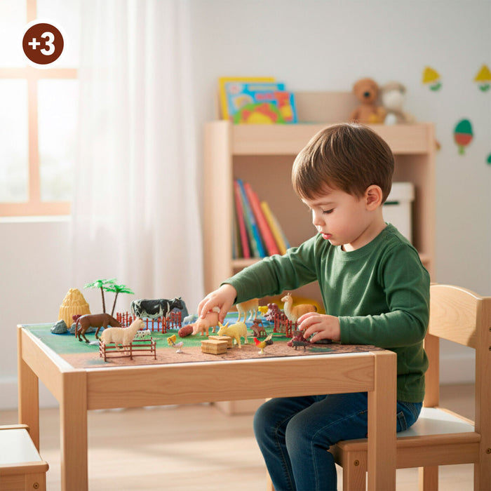 Комплект Животни от Фермата Colorbaby Пластмаса 16 x 12 x 4 cm (4 броя)