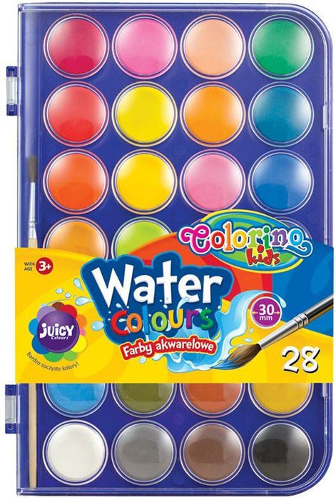 Акварелни бои Colorino Kids - 28 цвята