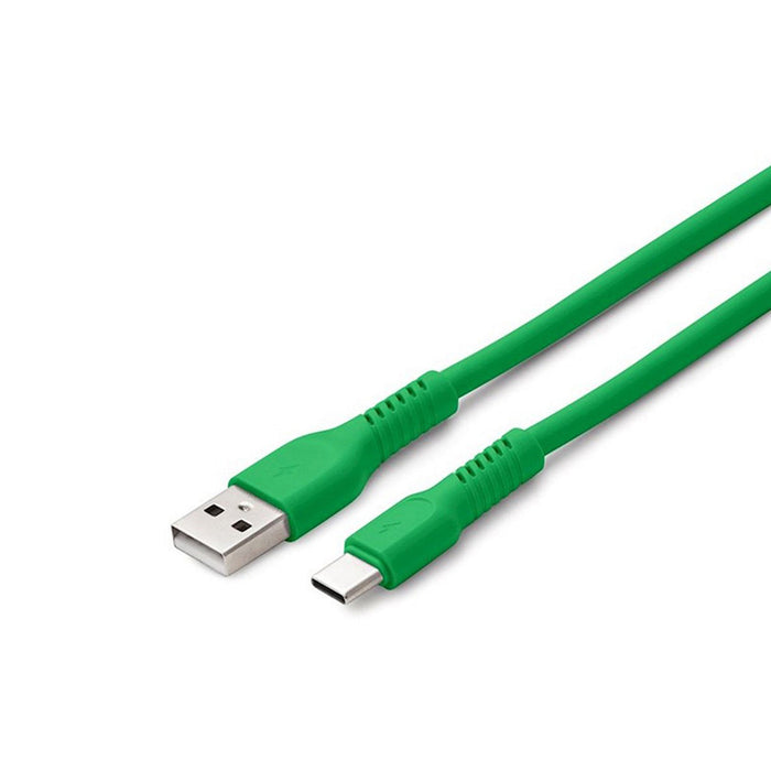 КАБЕЛ COLORUM USB-A TO USB-C 1.8M GREEN
