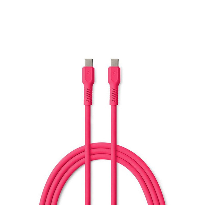 КАБЕЛ COLORUM USB-C TO USB-C 1.8M RED