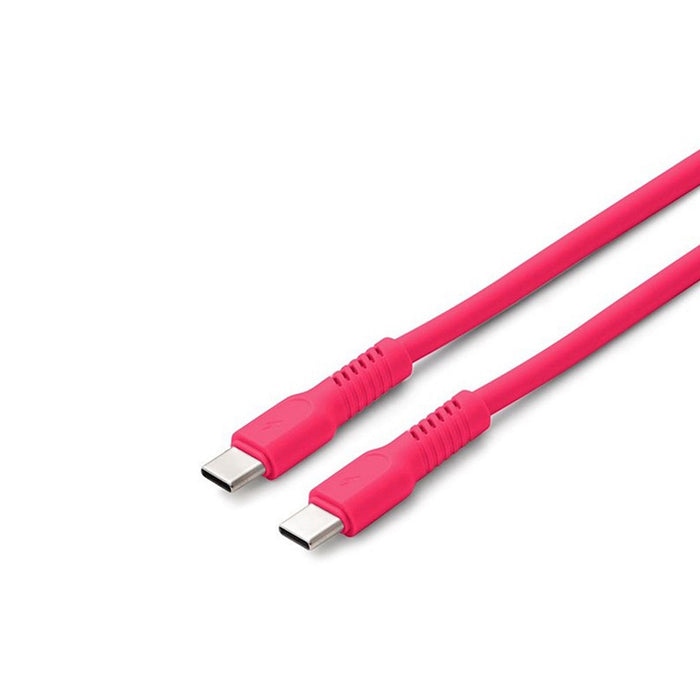 КАБЕЛ COLORUM USB-C TO USB-C 1.8M RED