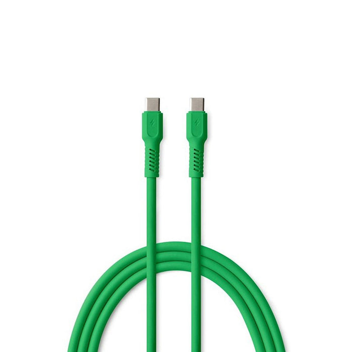 КАБЕЛ COLORUM USB-C TO USB-C 1.8M GREEN