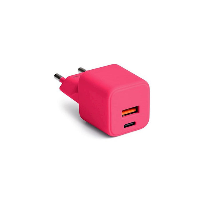 ЗАРЯДНО 220V COLORUM USB-A/C 30W GAN RED
