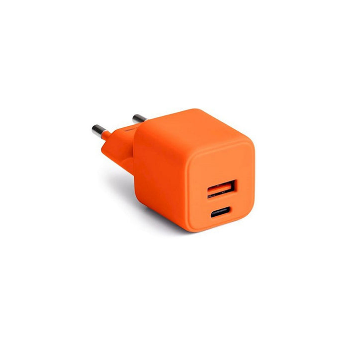 ЗАРЯДНО 220V COLORUM USB-A/C 30W GAN ORN