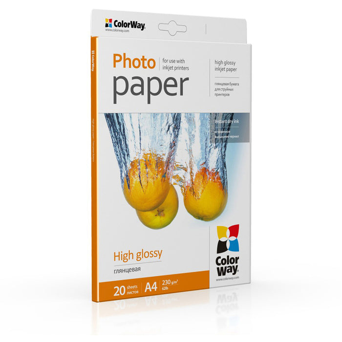 ФОТОХ-Я COLORWAY GLOSSY A4 20 PG230020A4