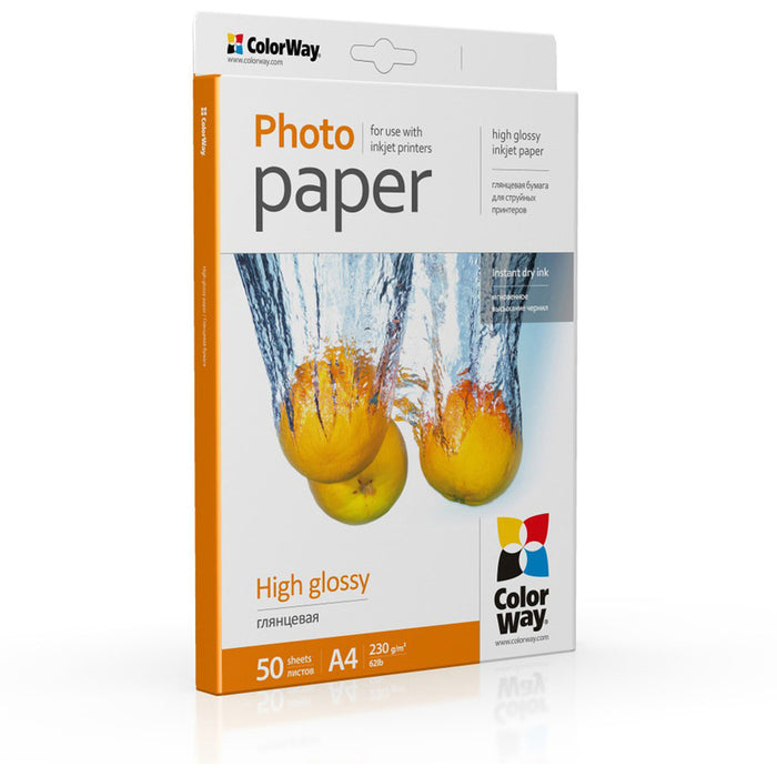 ФОТОХ-Я COLORWAY GLOSSY A4 50 PG230050A4