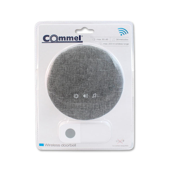 БЕЗЖИЧЕН ЗВЪНЕЦ Ф125 LED 200М COMMEL