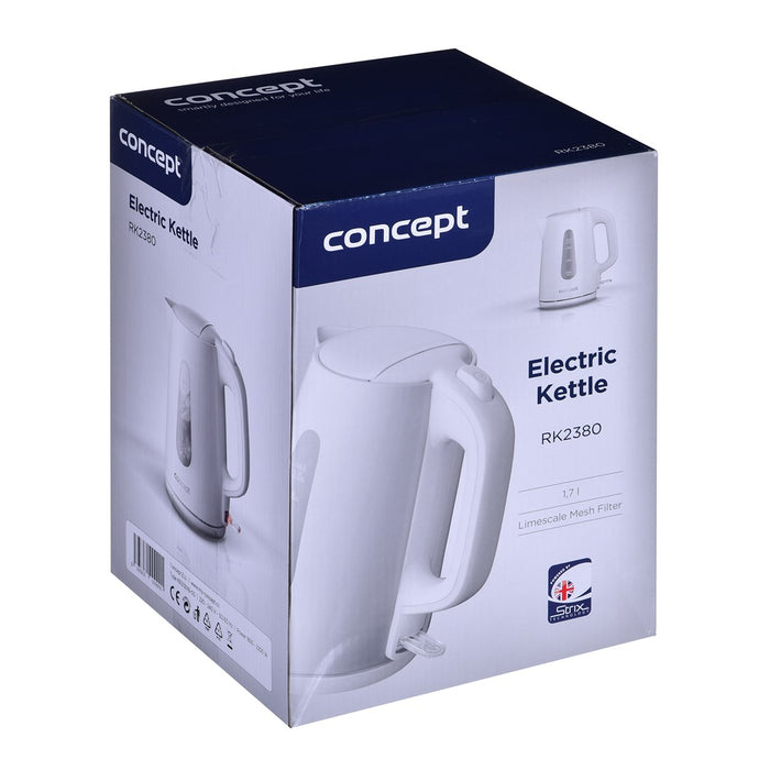 Електрическа кана Concept RK2380 1.7 л 2200 W бяла