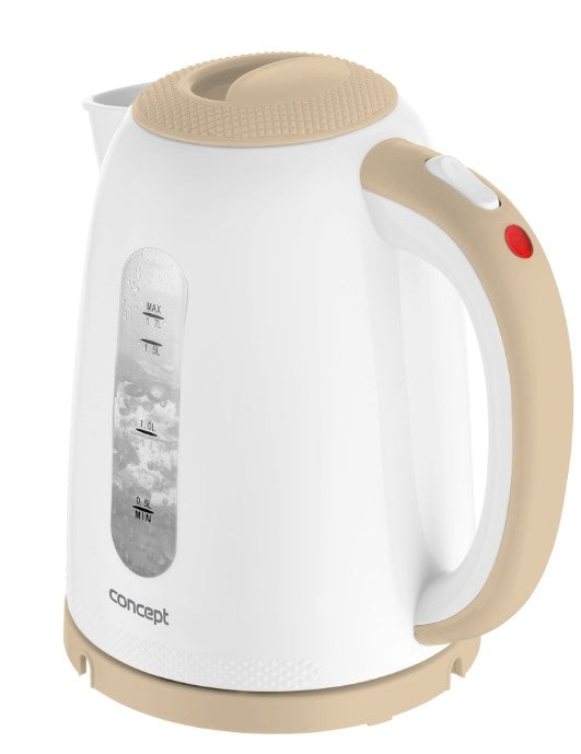 Електрическа кана Concept RK2331 1.7 л 2200 W Бежов, Бял