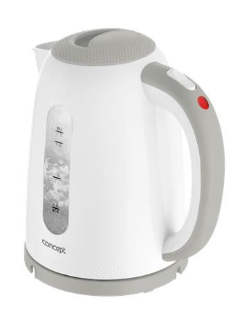 Електрическа кана Concept RK2335 1.7 л 2200 W Сив, Бял