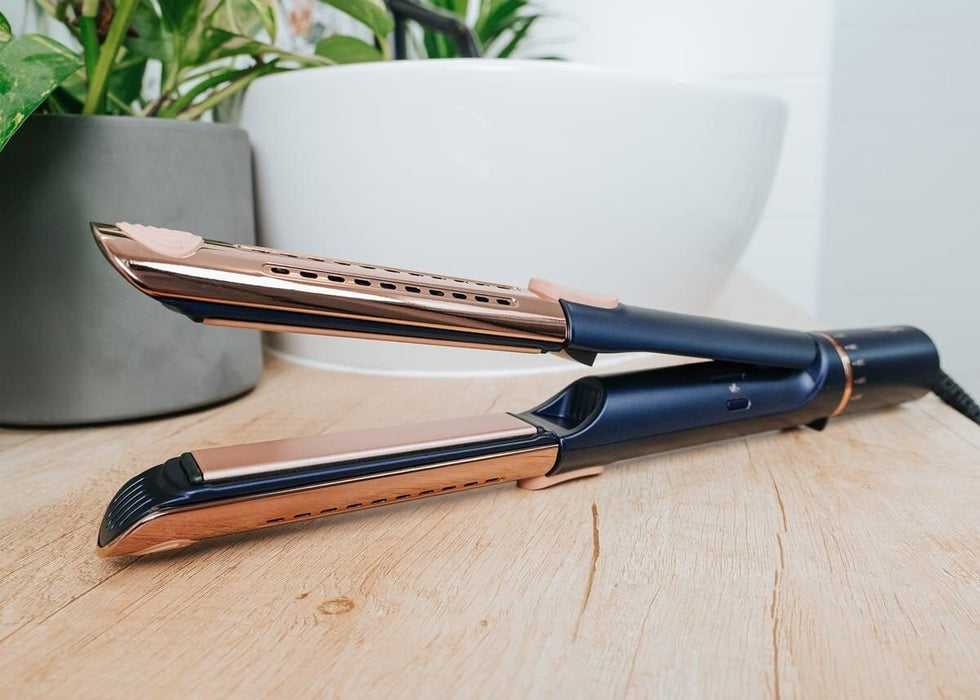 Преса за коса Concept PROFI Care VZ8100 синя, златна