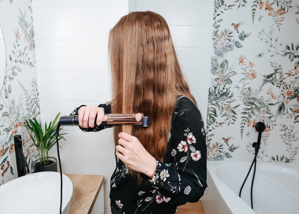 Преса за коса Concept PROFI Care VZ8100 синя, златна