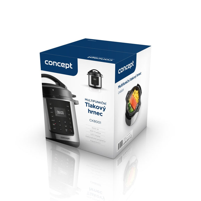 Мултилифт уред Concept CK8001 5.6 л 1000 W Черен, Неръждаема стомана