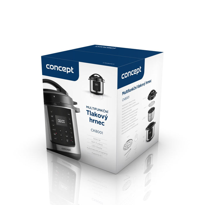 Мултилифт уред Concept CK8001 5.6 л 1000 W Черен, Неръждаема стомана