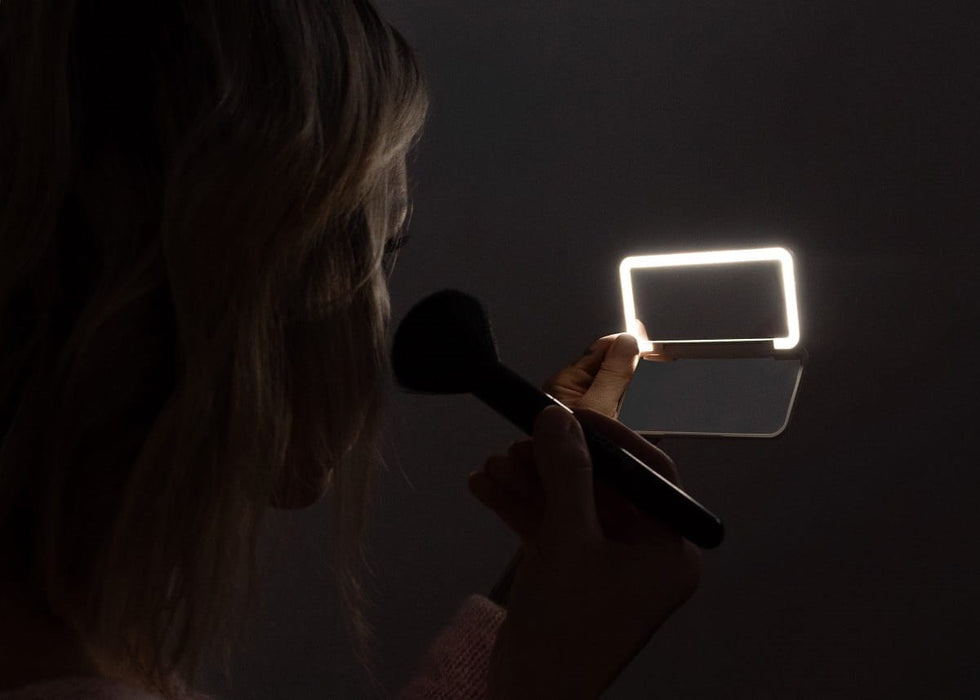 Козметично огледало с LED осветление, бяло KZ2010 CONCEPT