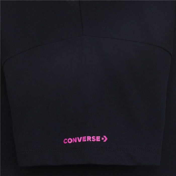 Детски Тениска с къс ръкав Converse Boyfriend Graphicrt Черен