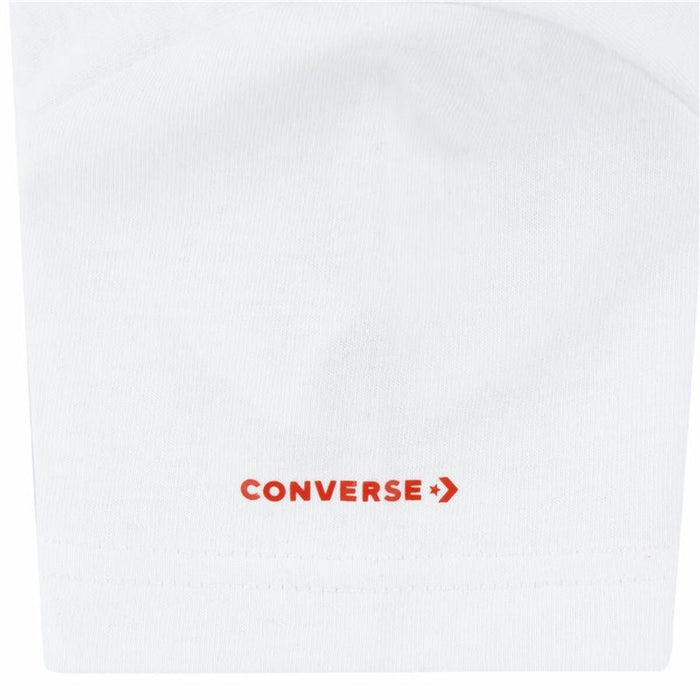 Спортен Комплект за Деца Converse Squiggle S/Se+Ft Бял