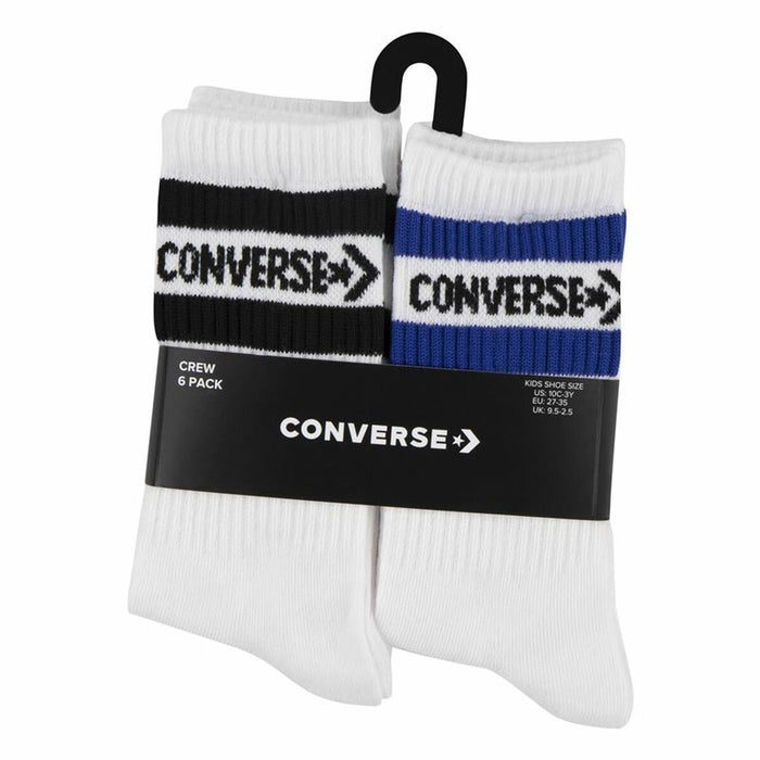 Чорапи Converse Wordmark Crew Бял (5-7 години)