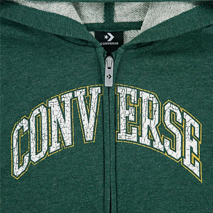 Спортен Комплект за Деца Converse Cnvb Heritage Ft Full Zip Set Маслина 2 Части