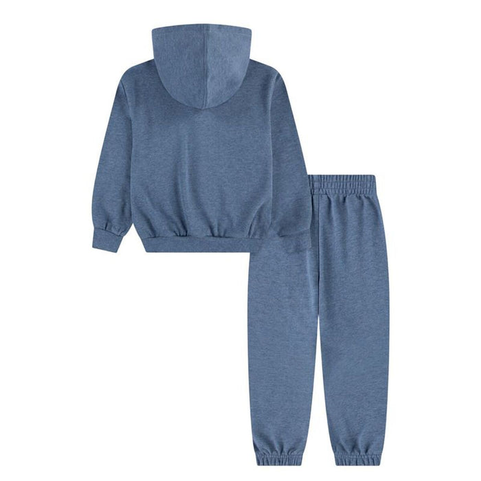 Спортен Комплект за Деца Converse Cnvb Heritage Ft Full Zip Set Син 2 Части