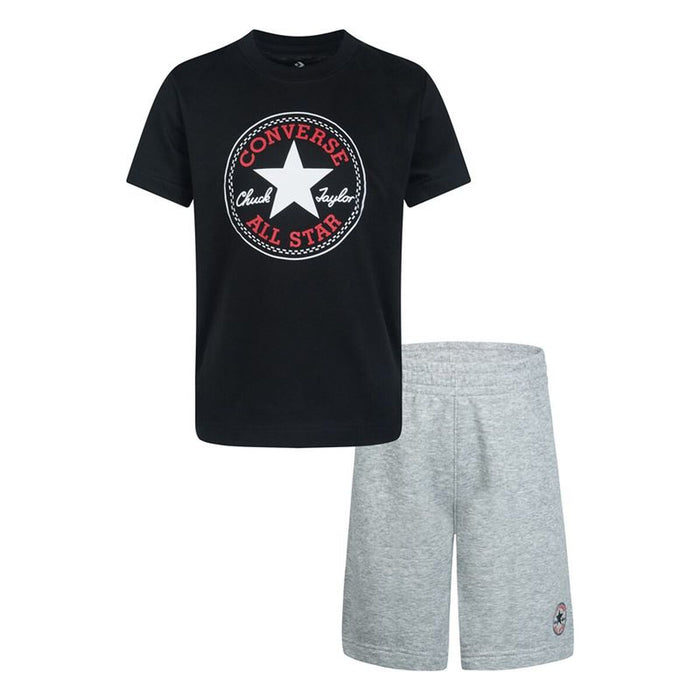 Спортен Комплект за Деца Converse Core Tee  Ft Short Многоцветен