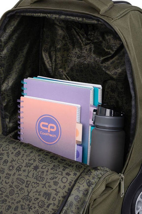 Раница с колелца Cool Pack Compact - Зелена