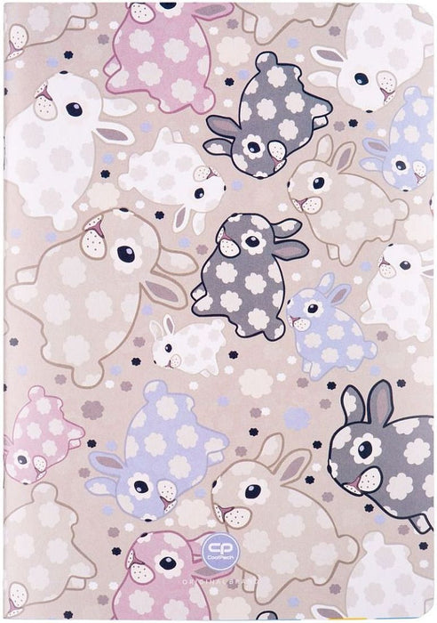Тетрадка Cool Pack White Bunny - A5, 32 листа, тесни цветни редове