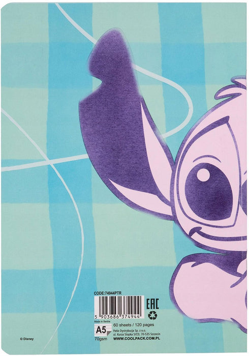 Тетрадка Cool Pack Stitch 1 - А5, 60 листа, широки редове
