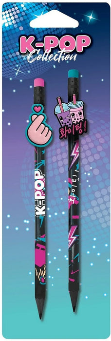 Комплект графитни моливи Cool Pack K-Pop - Dark, HB, 2 броя