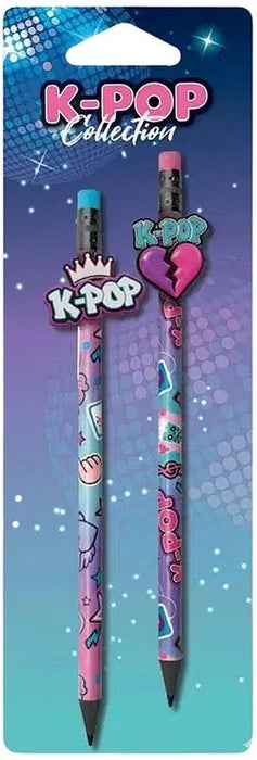 Комплект графитни моливи Cool Pack K-Pop - Bright, HB, 2 броя