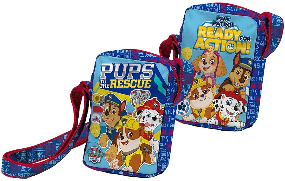 Чанта за рамо Coriex Paw Patrol - Pups Rescue, Ready Action, с 1 отделение