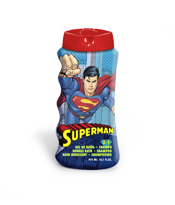 Детски душ гел и шампоан 2в1 Superman, 475 ml
