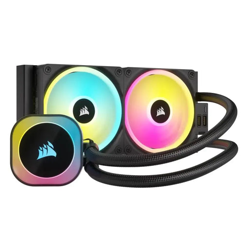 Corsair H100I Processor Liquid cooling kit 12 cm черен