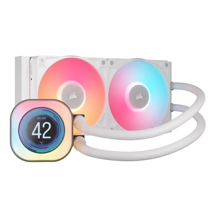 Corsair iCUE LINK TITAN 240 RX LCD процесор Всичко