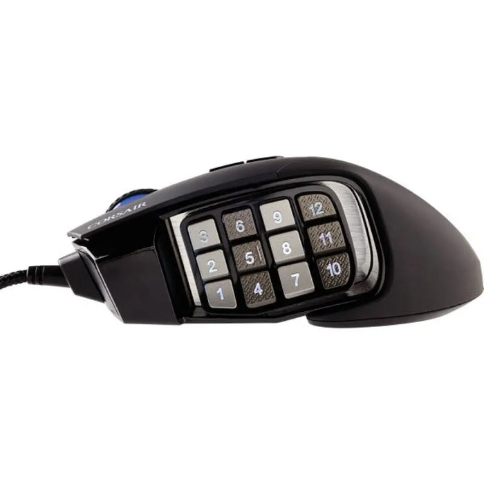 CORSAIR SCIMITAR RGB ELITE MOBA/MMO мишка за игри с черна