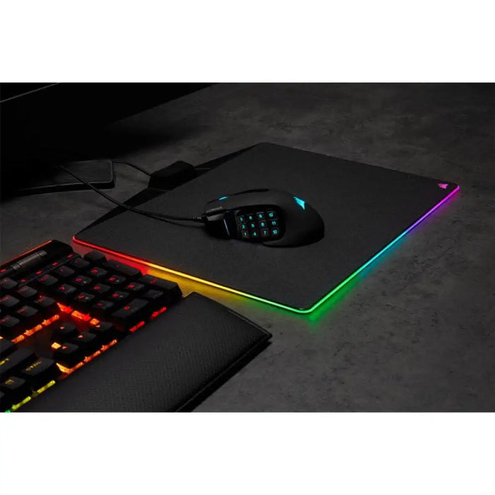 CORSAIR SCIMITAR RGB ELITE MOBA/MMO мишка за игри с черна