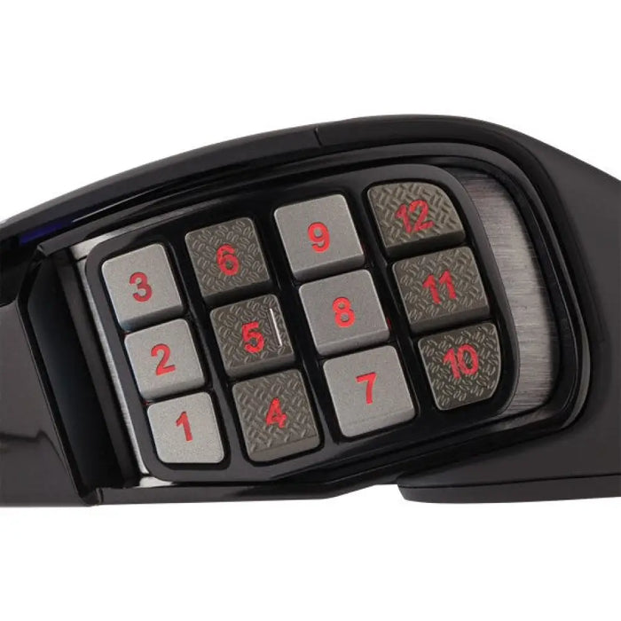 CORSAIR SCIMITAR RGB ELITE MOBA/MMO мишка за игри с черна