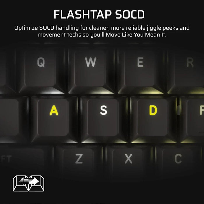 Геймърскa механична клавиатура Corsair Vanguard Pro 96 Hall Effect - Hyperdrive Magnetic Switch