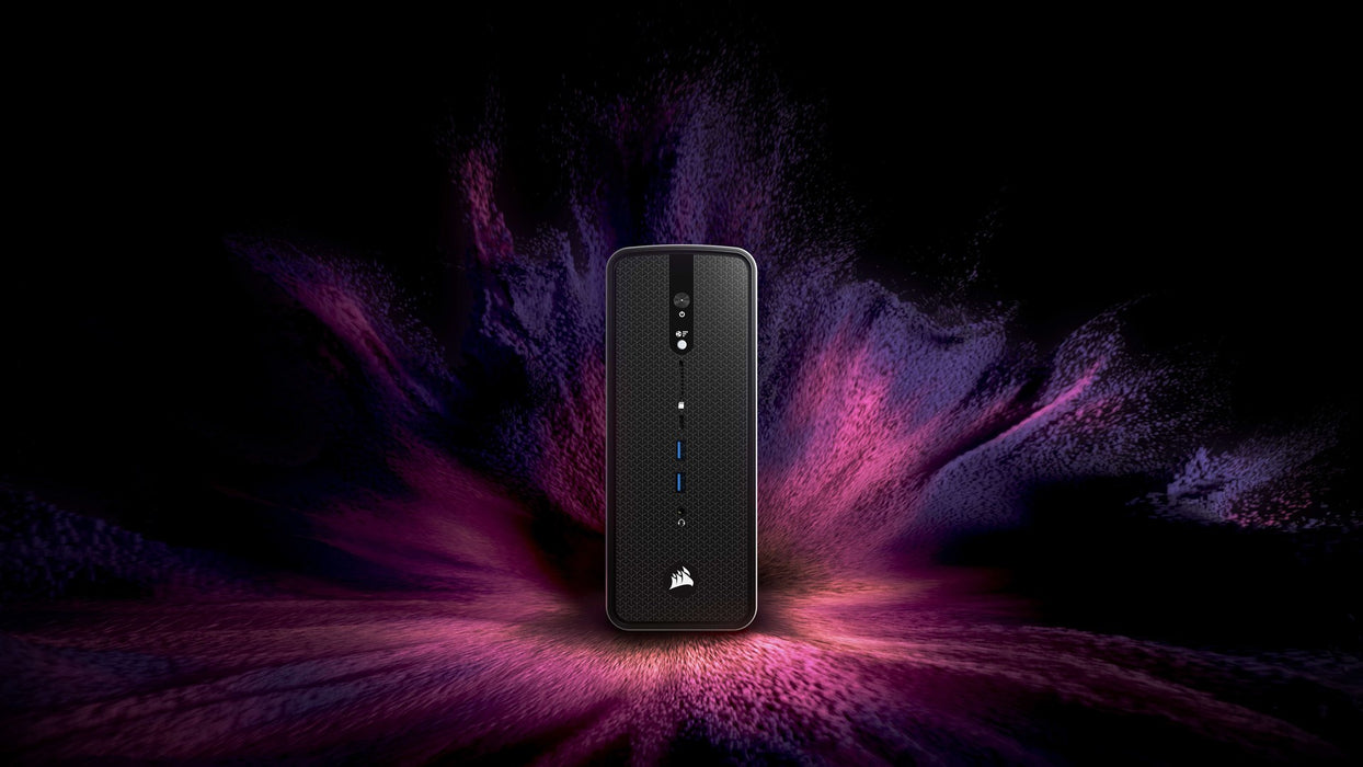 Corsair AI WORKSTATION 300 настолен компютър Copilot+ PC AMD Ryzen AI Max+ PRO 395 128 GB LPDDR5x-SDRAM 2x2 TB SSD Windows 11 Home SFF Черен