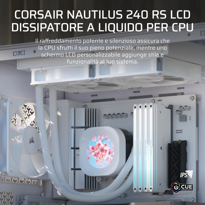 Комплект за Течно Охлаждане Corsair Nautilus 240 RS LCD