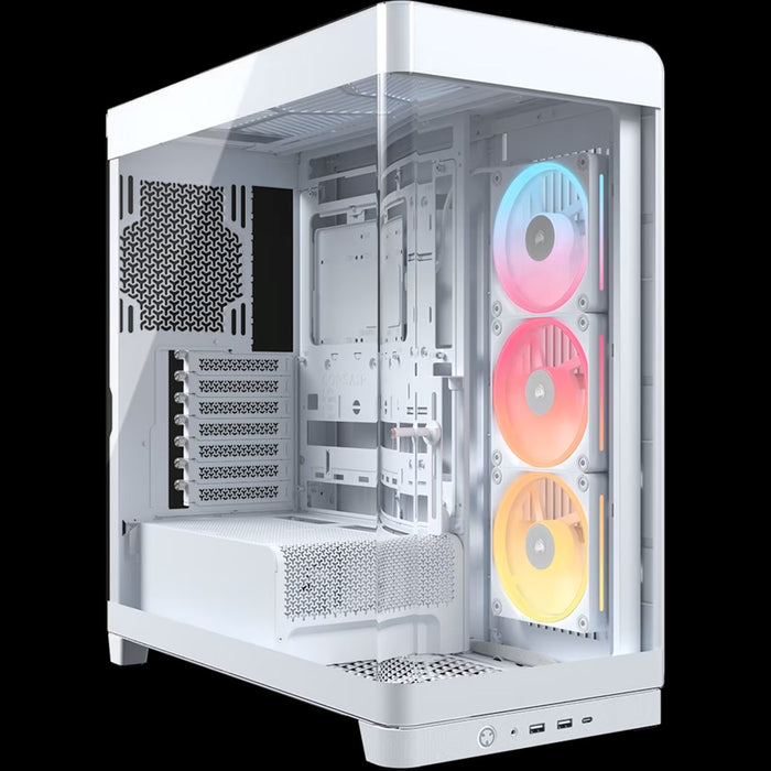 Corsair 4500X LX-R RGB закалено стъкло Mid-Tower, бял Midi Tower