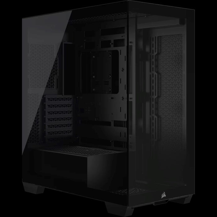 Кутия Corsair Midi Tower 3500X LXR LINK TG, черна