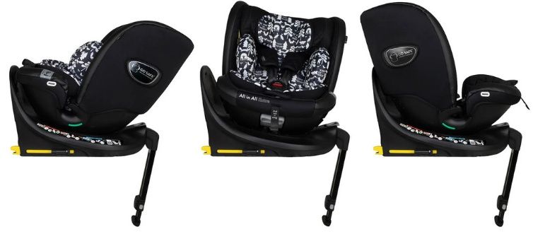 Стол за кола Cosatto - All in All Extra, 360°, IsoFix, i-Size, 40-150 cm, Silhouette