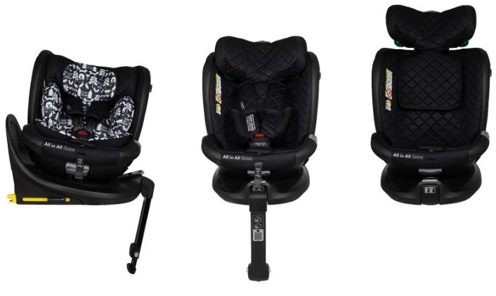 Стол за кола Cosatto - All in All Extra, 360°, IsoFix, i-Size, 40-150 cm, Silhouette